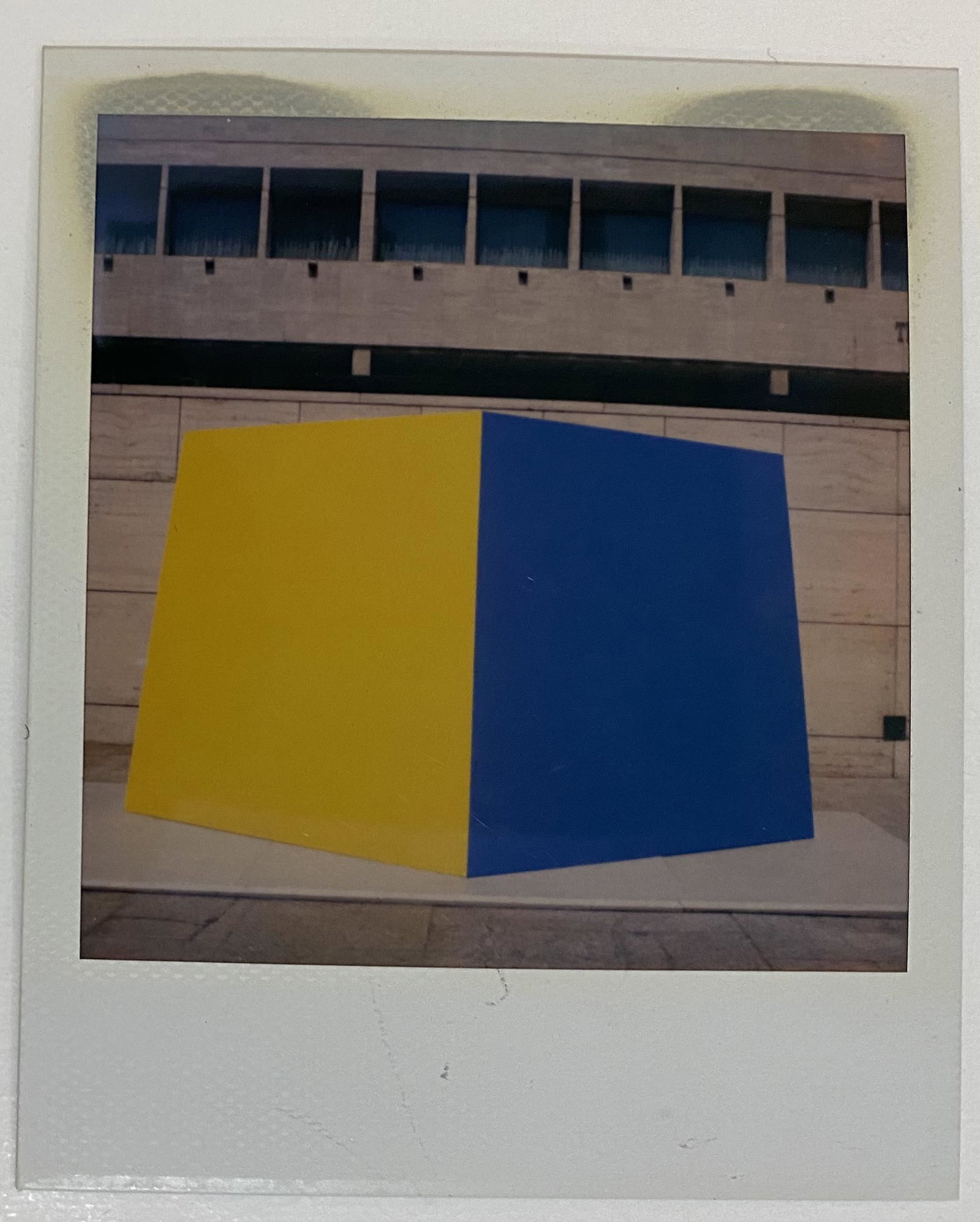 Andy Warhol (Sculpture) Estate Stamped Photograph: ANDY WARHOL (1928-1987) Sculpture Polaroid 4" x 3" Embossed to lower right side Stamped to verso "Authenticated - The Estate of Andy Warhol"