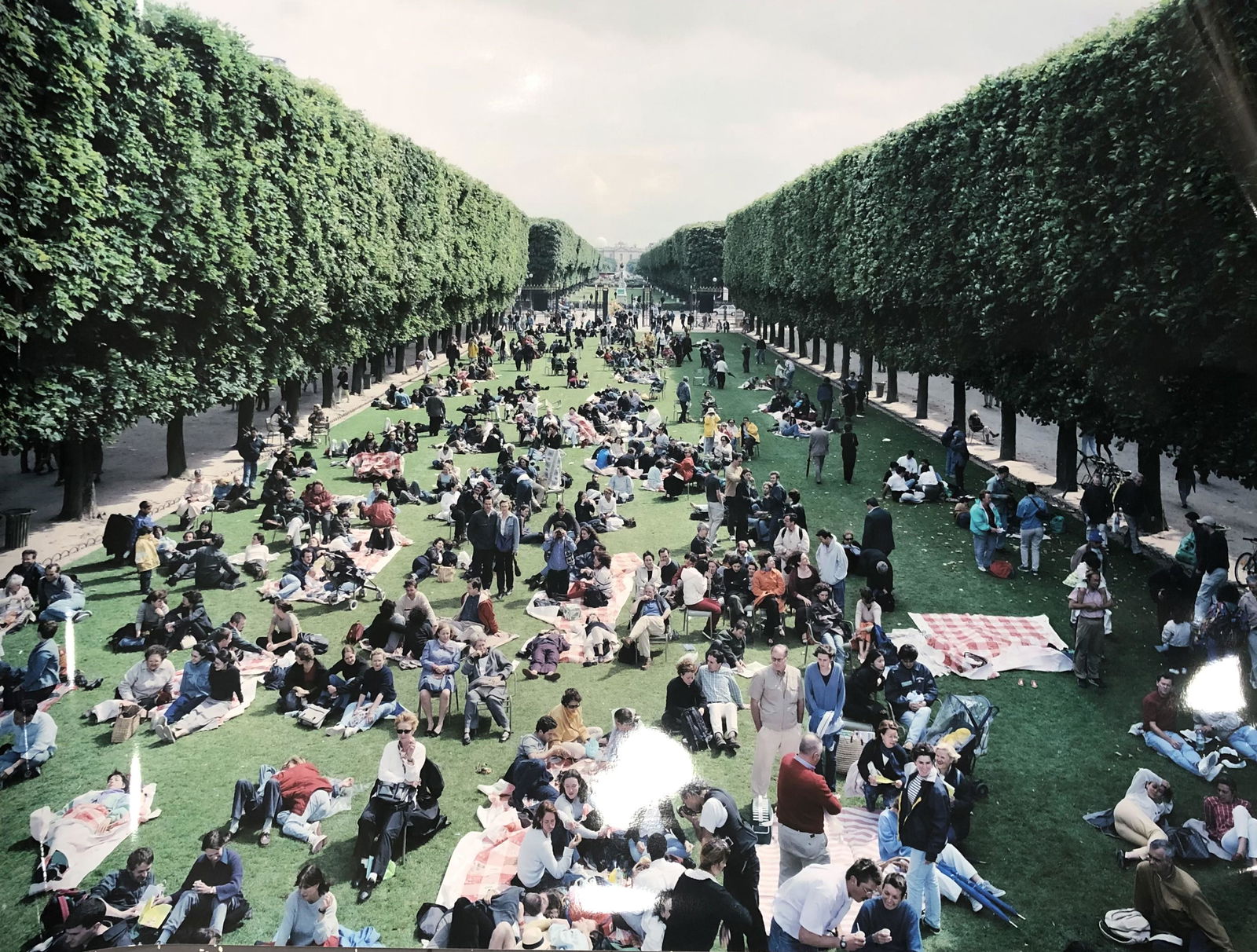 Massimo Vitali Large Glossy Photo-Litho: MASSIMO VITALI (B. 1944) Beach Scene Glossy photo-litho, printed later 30" x 40"