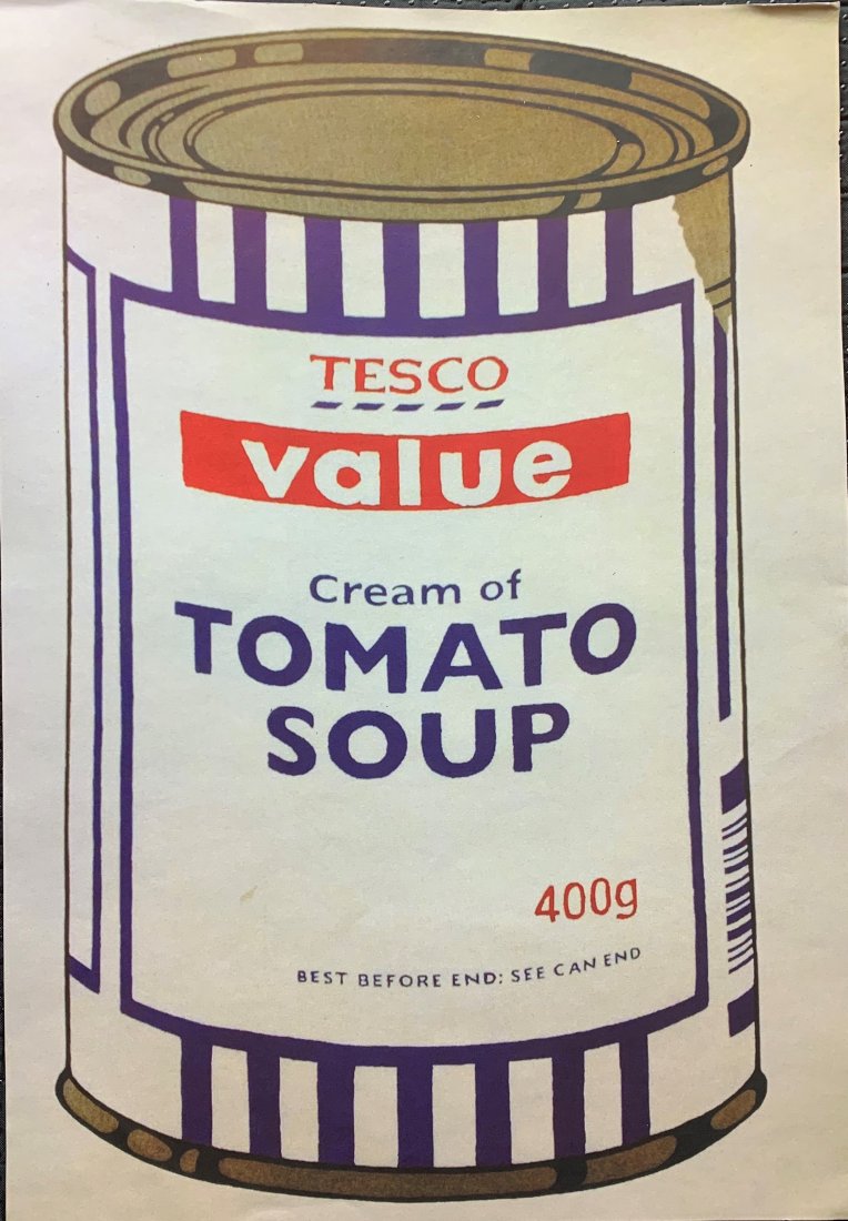Banksy Tesco Value Tomato Soup