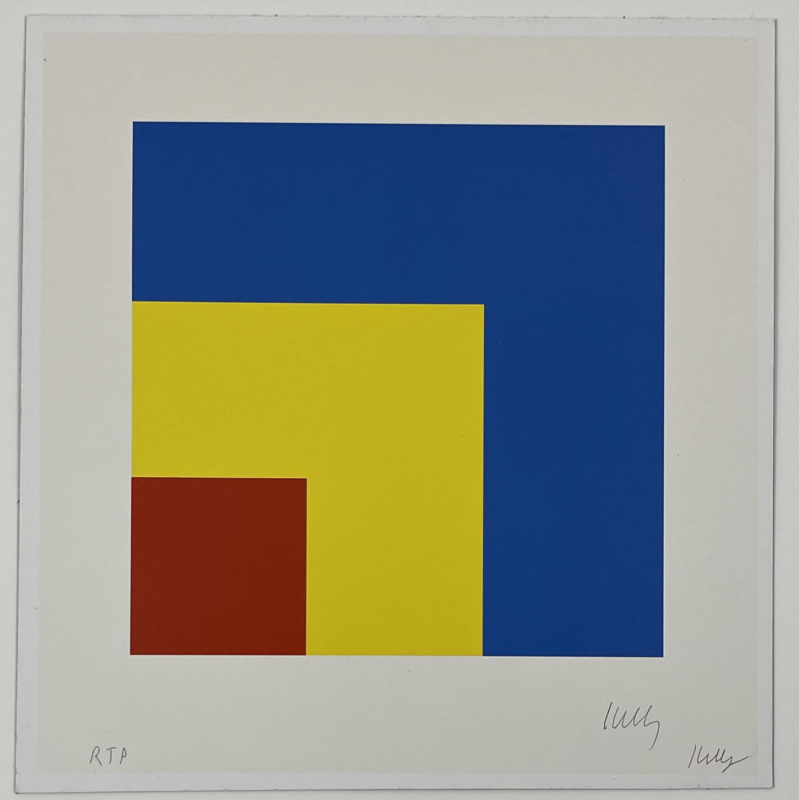 Ellsworth Kelly Hand Signed Offset Lithograph (1 of 4)