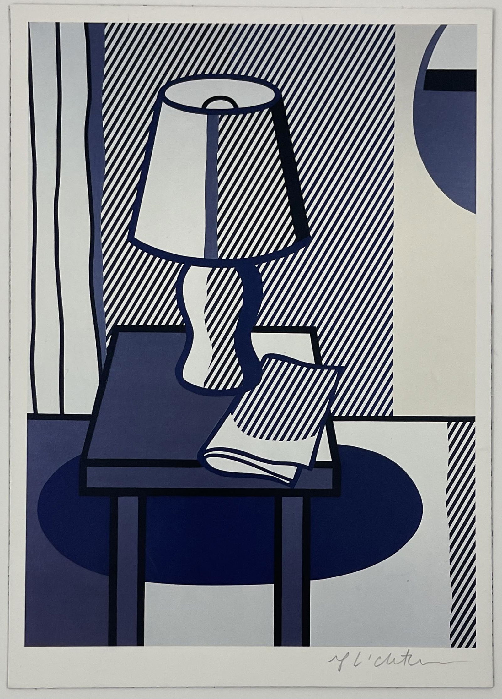 Roy Lichtenstein Hand Signed Print on Paper (1 of 4)