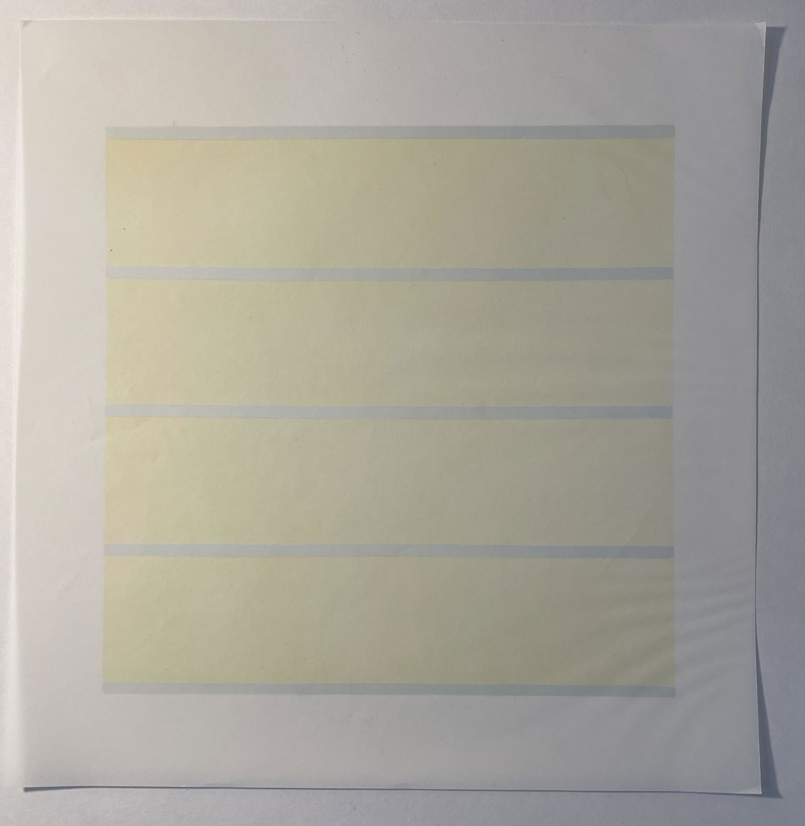 Agnes Martin (Untitled) Lithograph on Vellum (1 of 1)