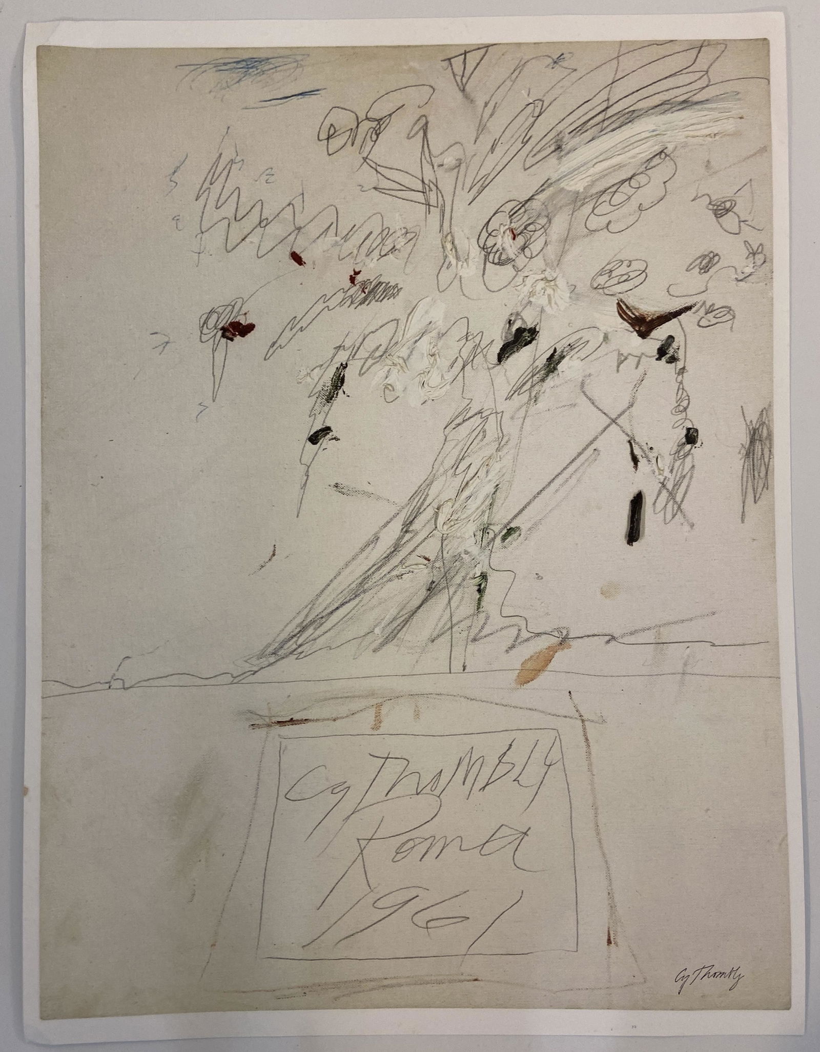 Cy Tyombly "Untitled" 1961 Lithograph on Wove Paper (1 of 4)