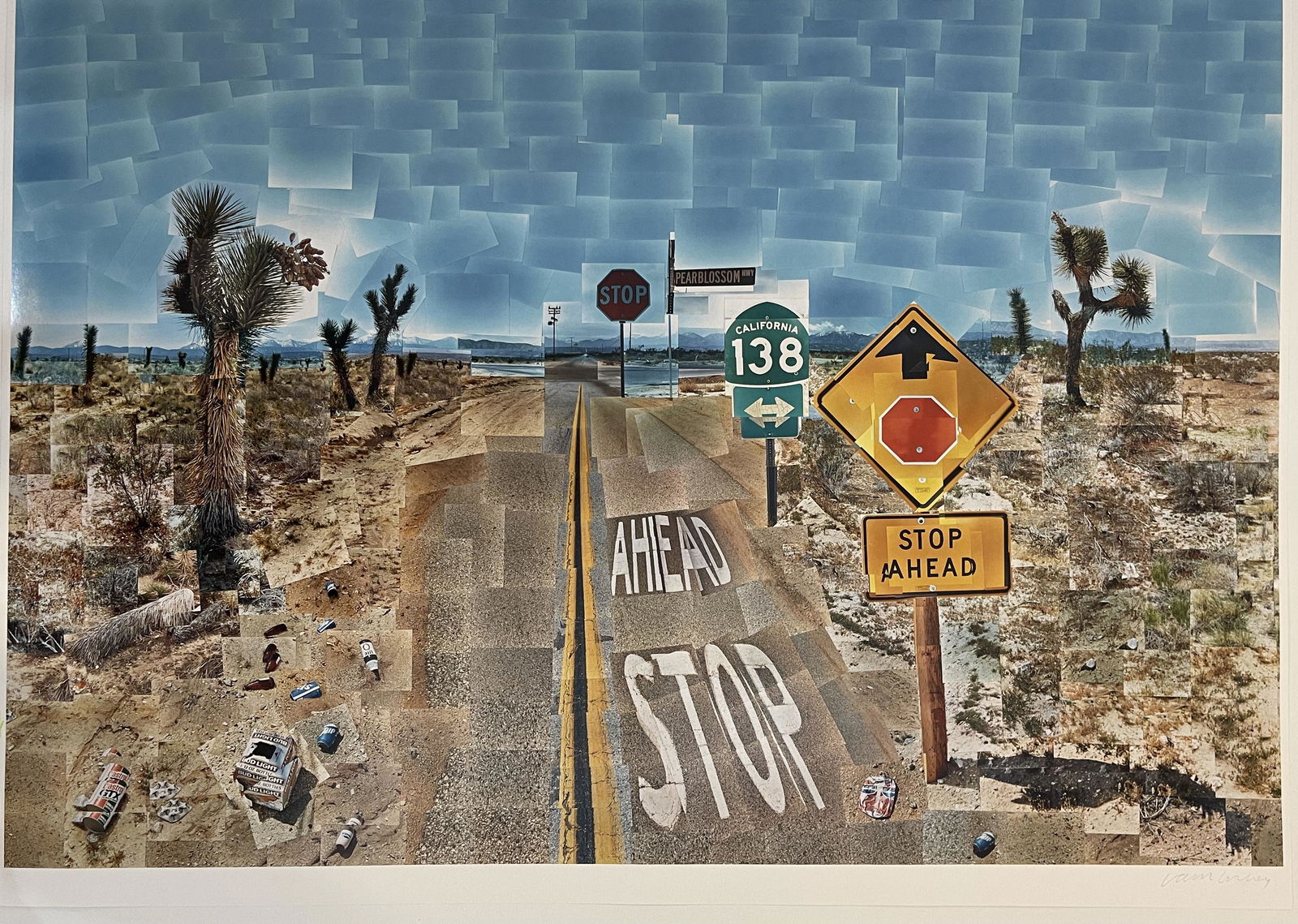 David Hockney - Pearblosson Hwy (Hand Signed) (1 of 2)