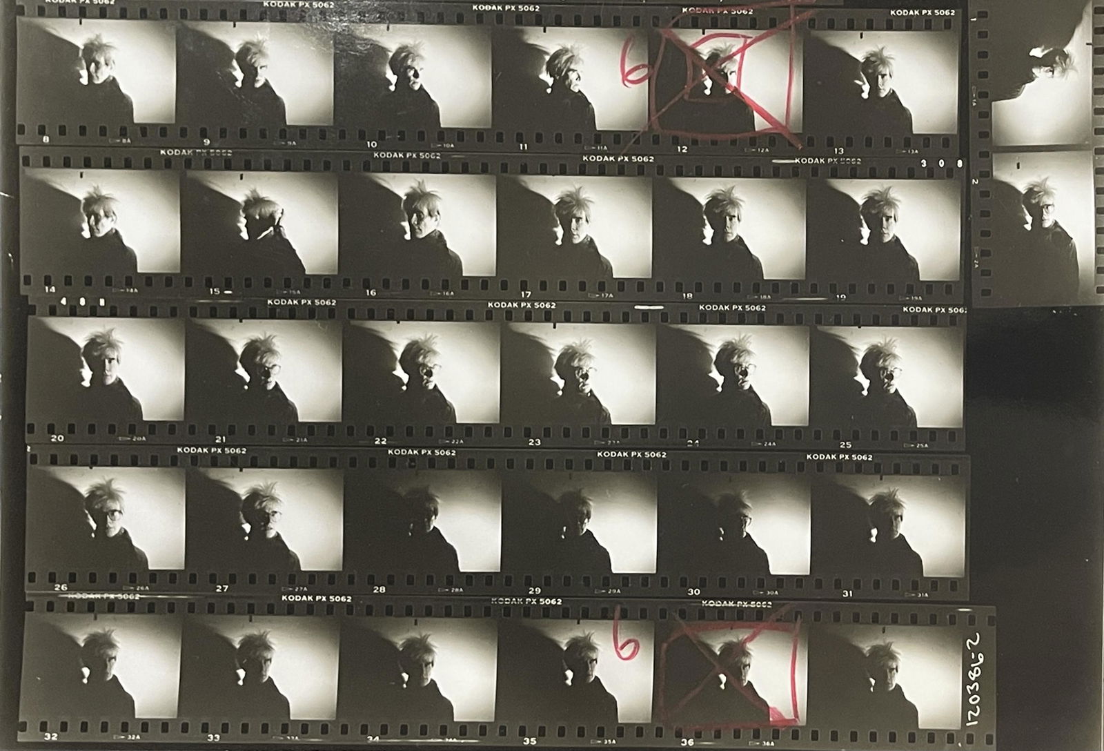Andy Warhol Contact Sheet Print (1 of 1)