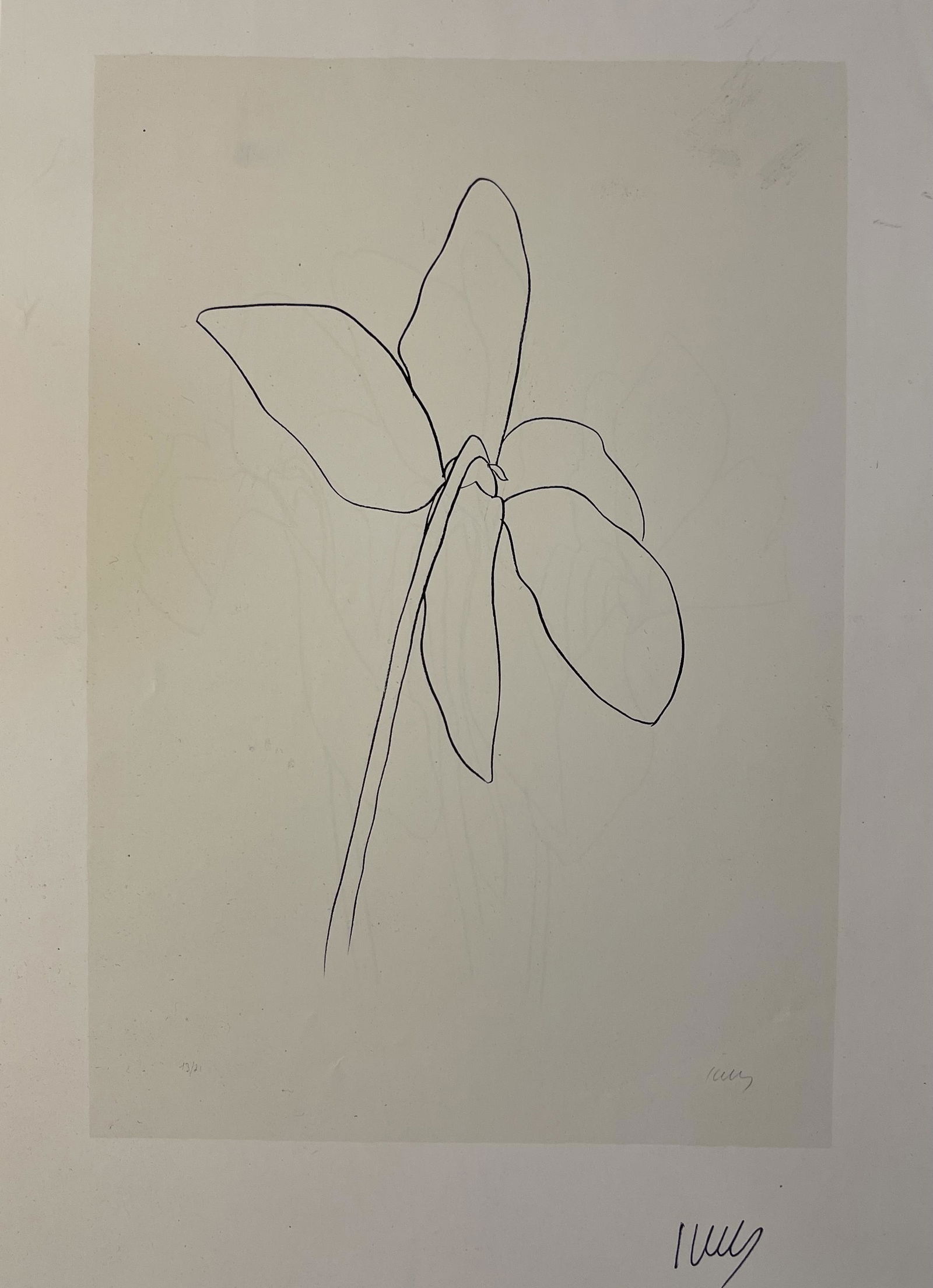 Ellsworth Kelly - Untitled (Signed Print) (1 of 2)