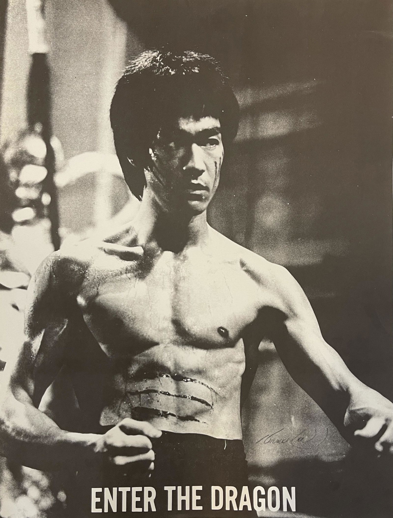Bruce Lee - Enter the Dragon Poster (Hand Signed) (1 of 2)