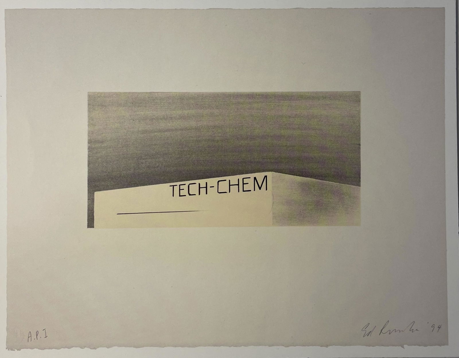 Ed Ruscha (Tech-Chem) Print (1 of 4)