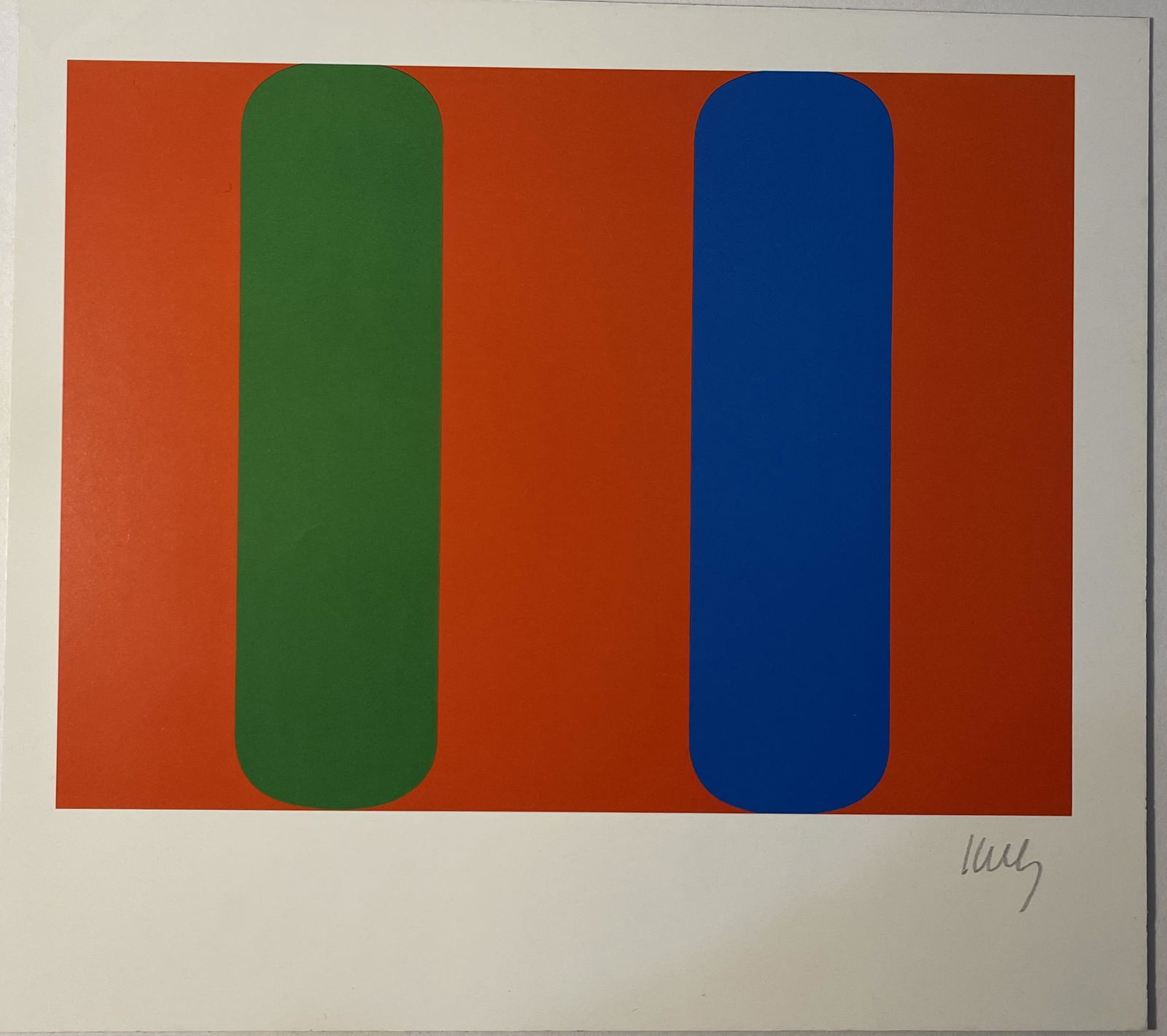 Ellsworth Kelly - Red, Blue, Green (Artist Signed) (1 of 3)