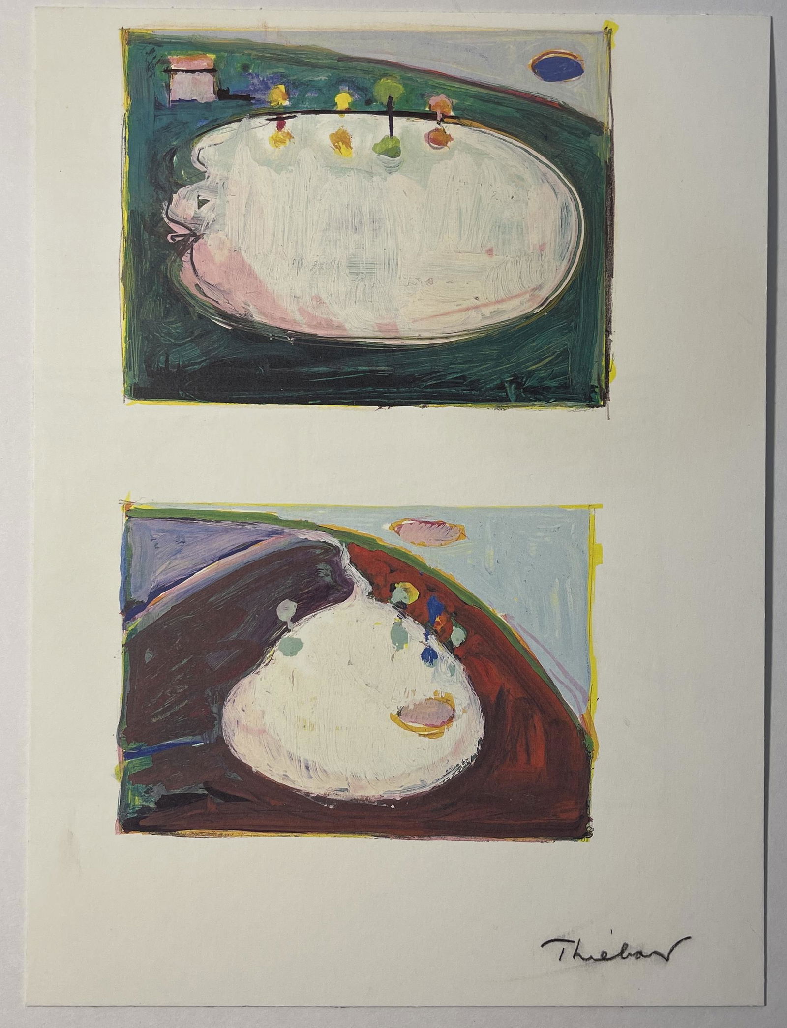 Wayne Thiebaud (Untitled) Print (1 of 2)