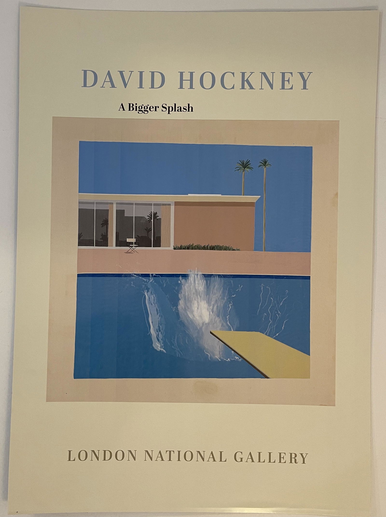 David Hockney, London National Gallery, Colored Print (1 of 4)