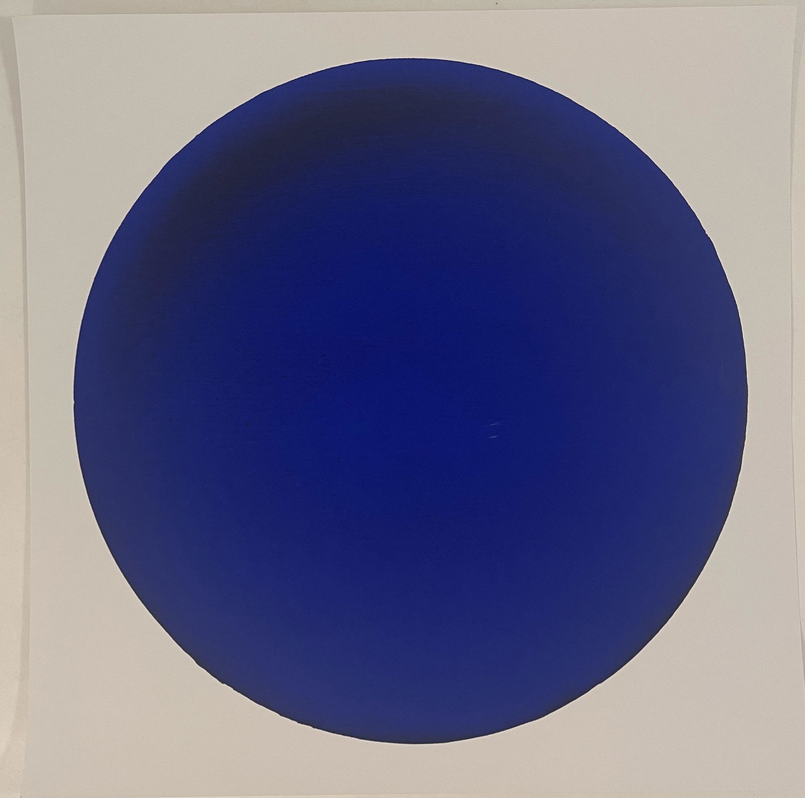 Yves Klein Serigraph (Blue Circle) (1 of 4)