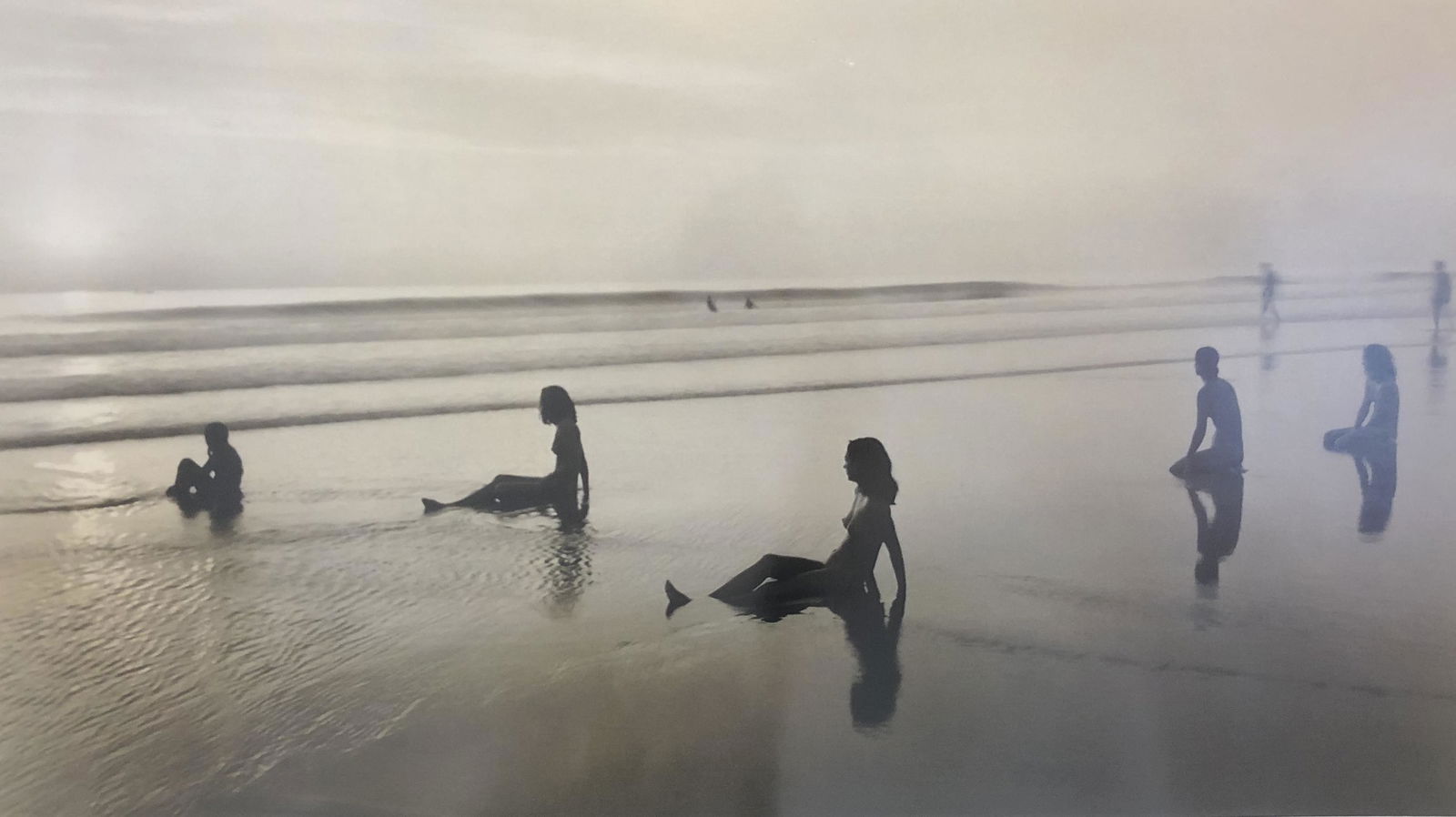 Jock Sturges (Gaelle Montalivit France) Photograph: JOCK STURGES (B. 1947) Gaelle, Montalivit, France Photograph, printed later 13" x 23" Mounted to same size cardstock