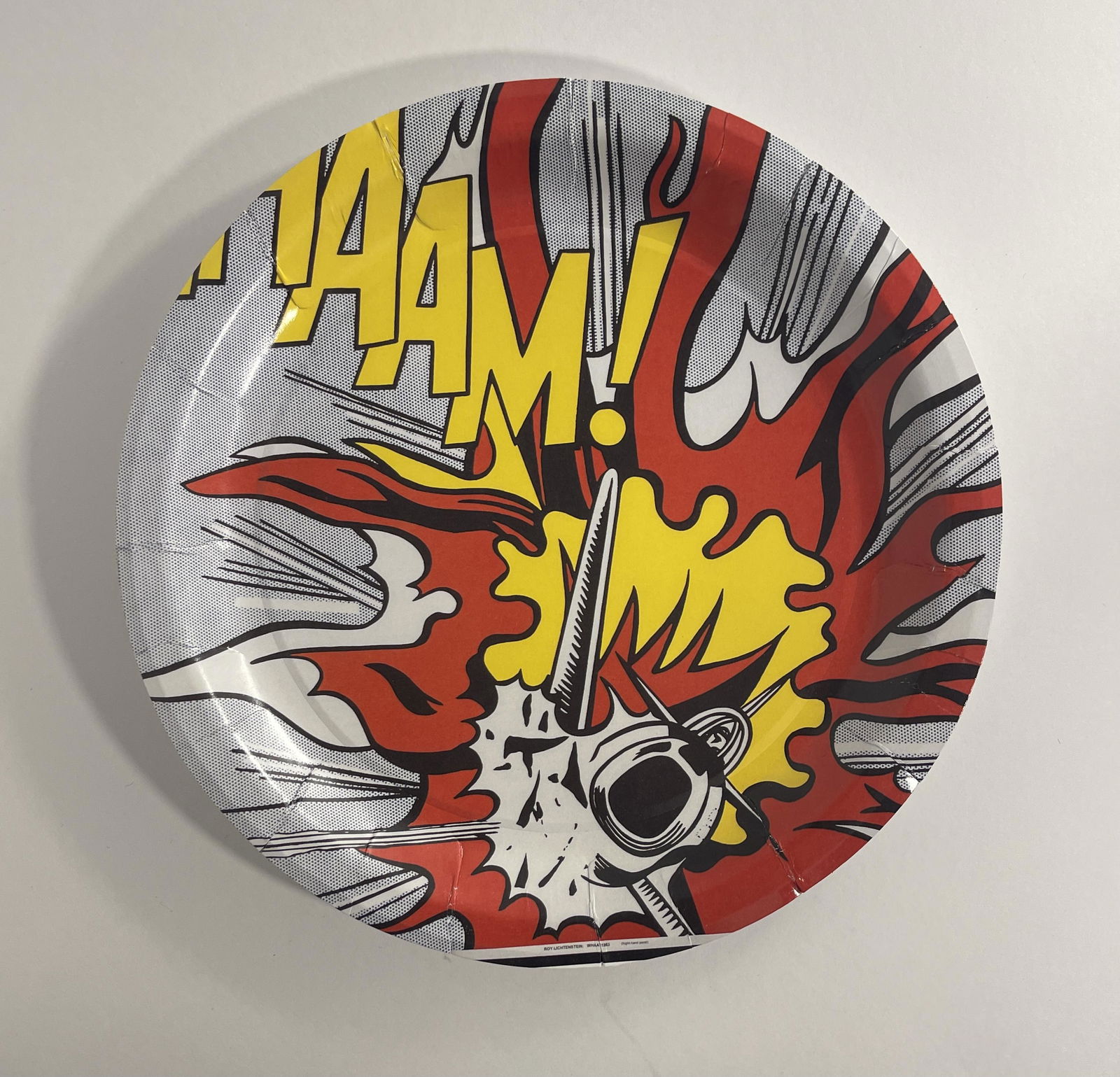Roy Lichtenstein WHAAM Paper Plates (Lot of 4) (1 of 3)