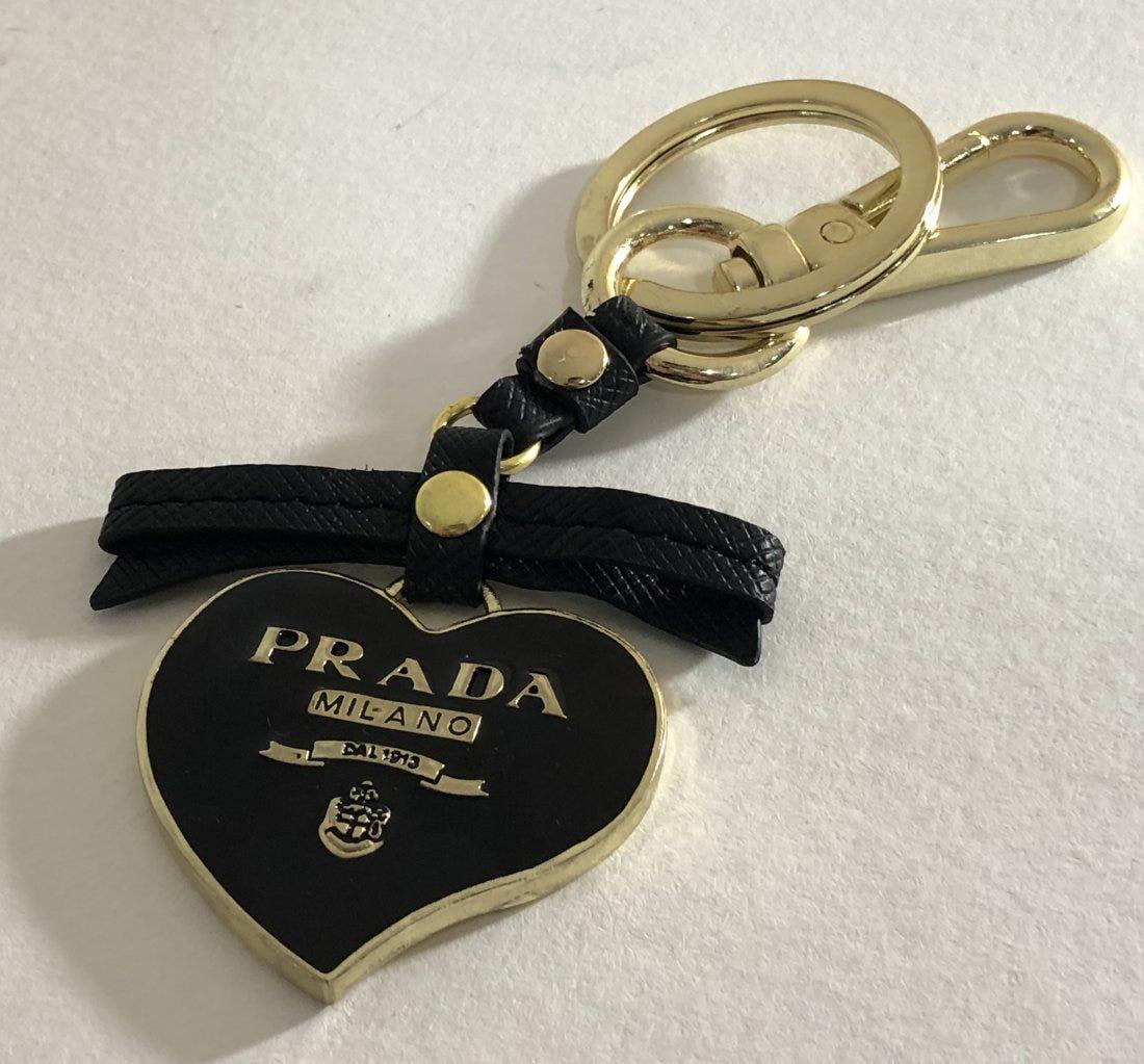 Prada Milano Heart Keychain (1 of 3)