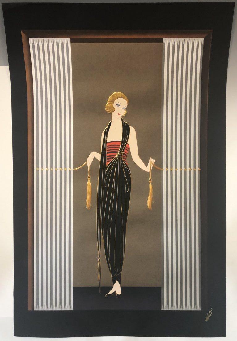 Erte Art Deco Woman Large Print on Heavy Paper (1 of 2)