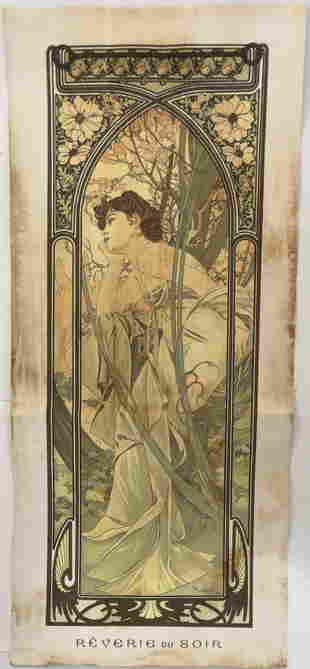 La Dame Aux Camelias 16 Alphonse Mucha Poster Jun 01 13 Stover S Auctions In Nc La Dame Aux Camelias 16 Alphonse Mucha Poster Jun 01 13 Stover S Auctions In Nc