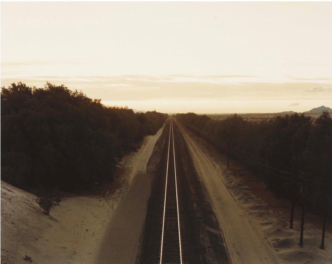 Richard Misrach (Train Tracks, California) Photograph (1 of 1)