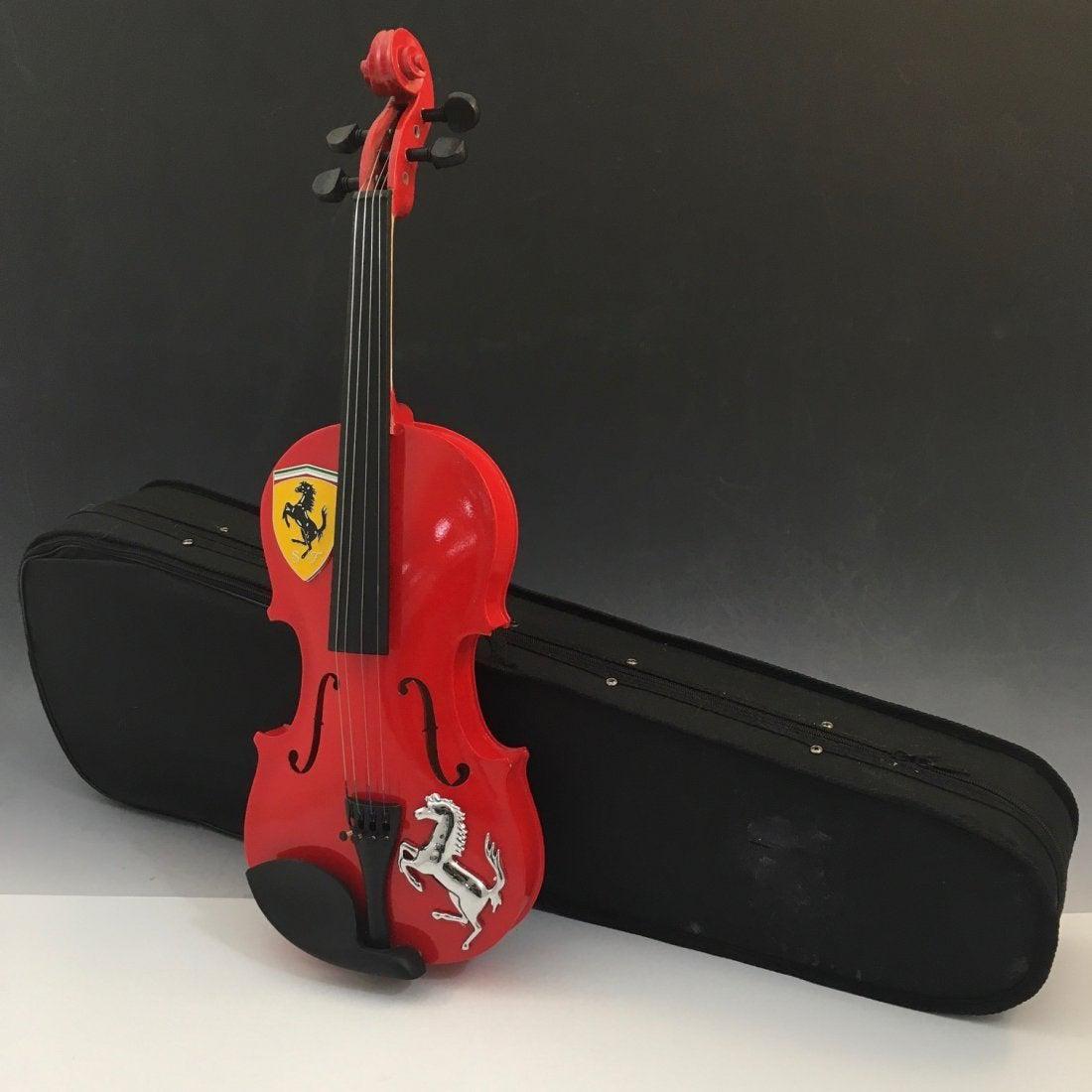 Ferrari Red Prancing Horse Violin (1 of 10)