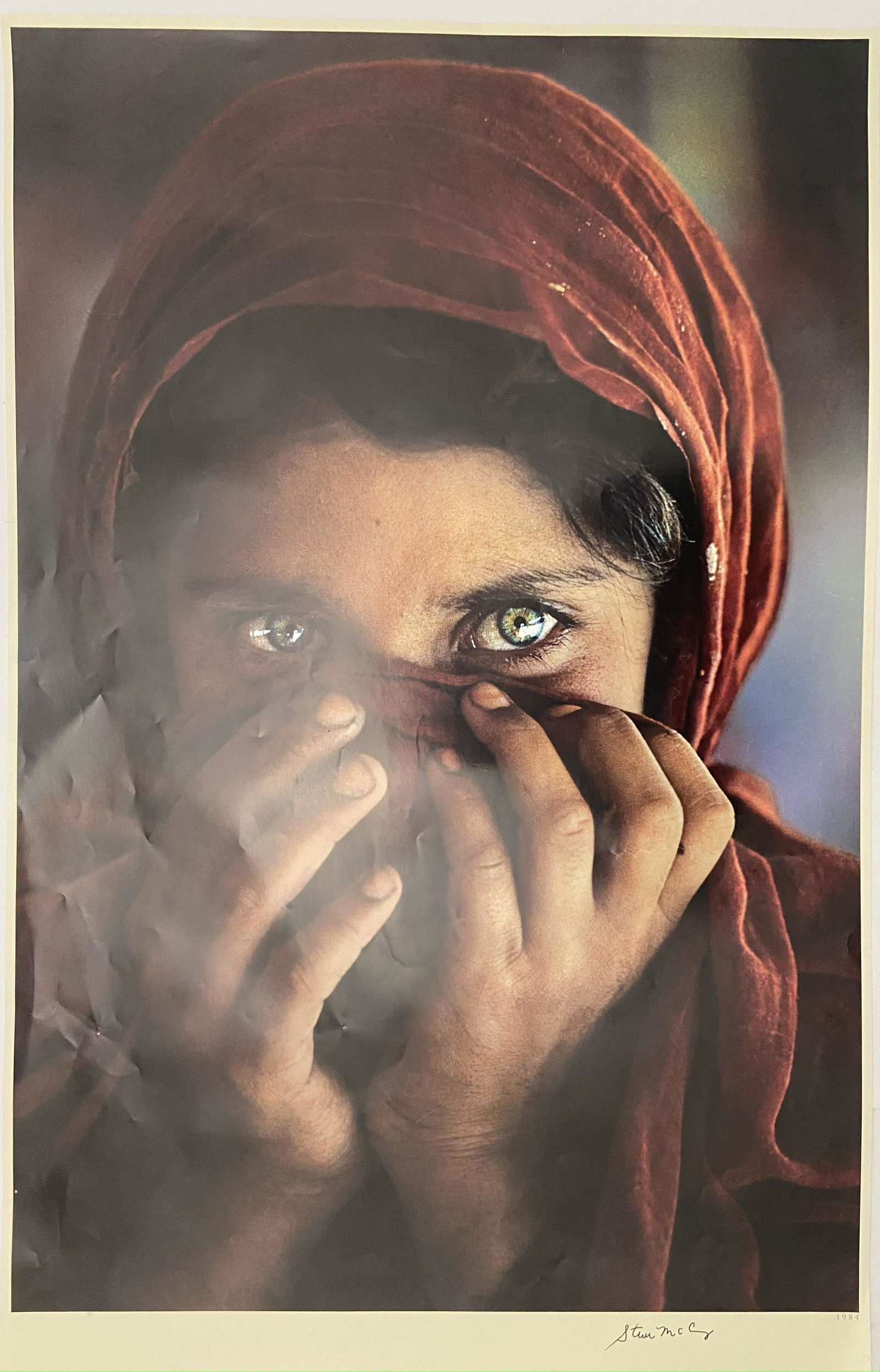 Steve McCurry (Afghan Girl) Colored Print (1 of 2)