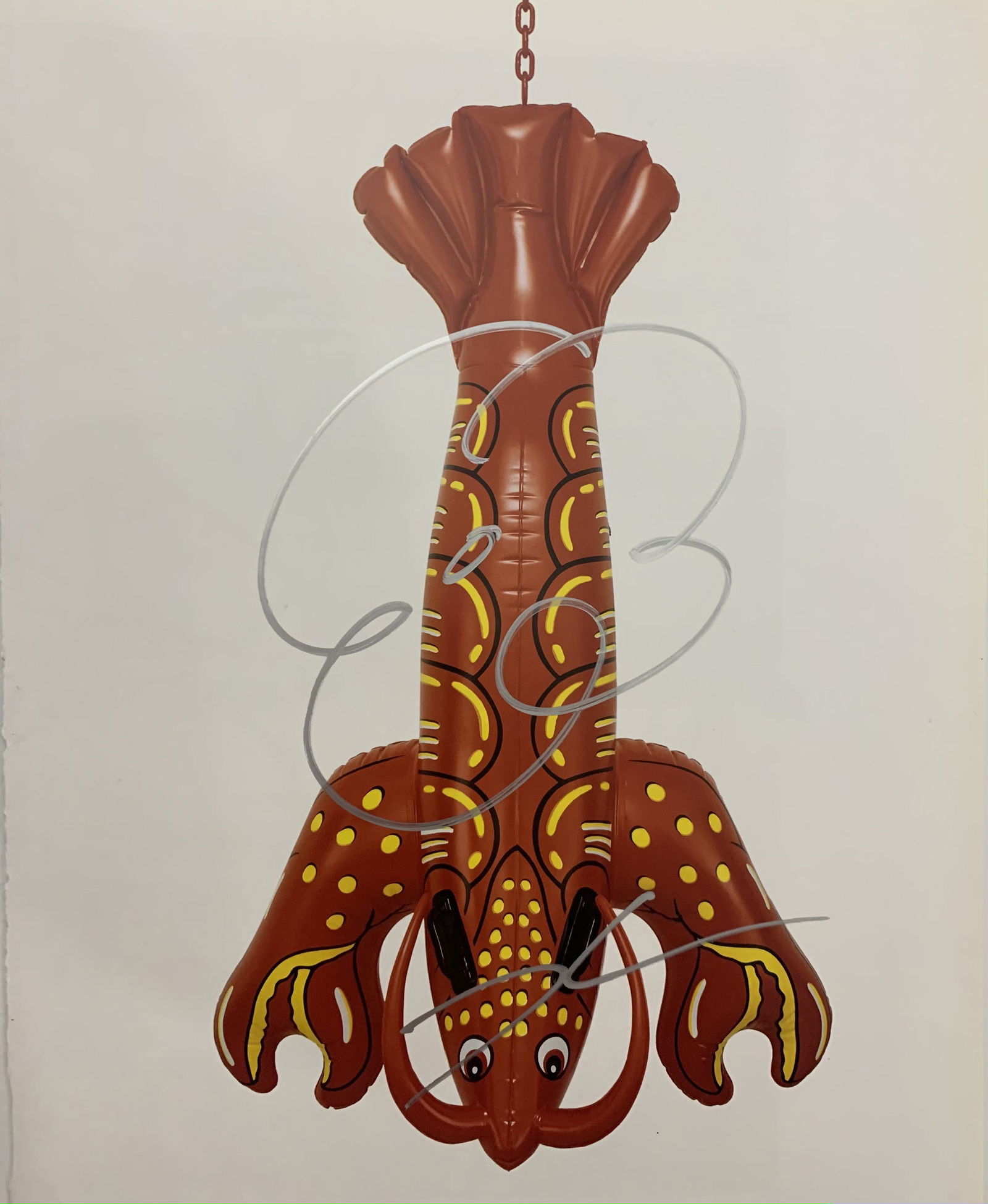 Jeff Koons "Lobster" Hand Signed Print (1 of 4)