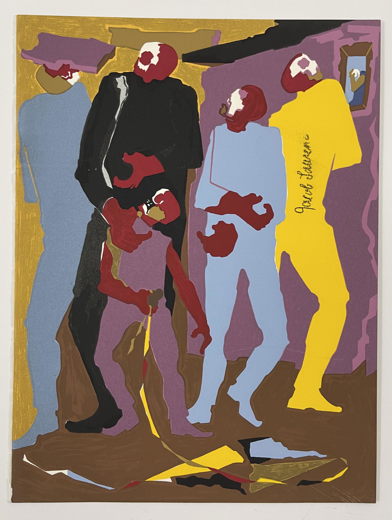 Jacob Lawrence - Hiroshima, Screenprint, Hand Signed (1 of 4)