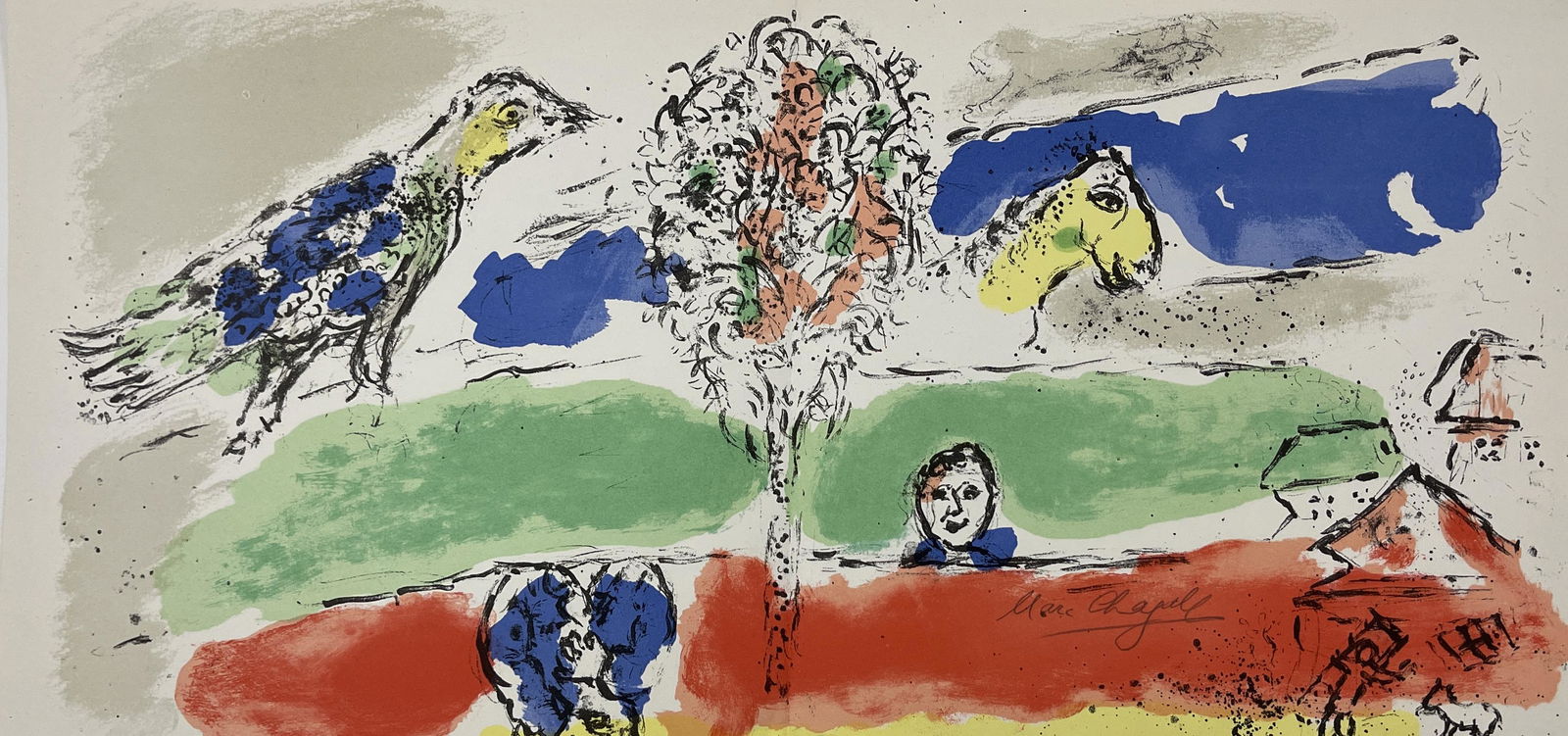 Marc Chagall, Signed Lithograph (1 of 2)