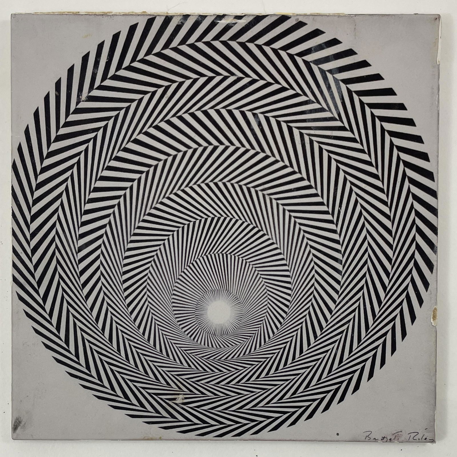 Bridget Riley (Primitive Blaze) Ceramic Tile (1 of 3)