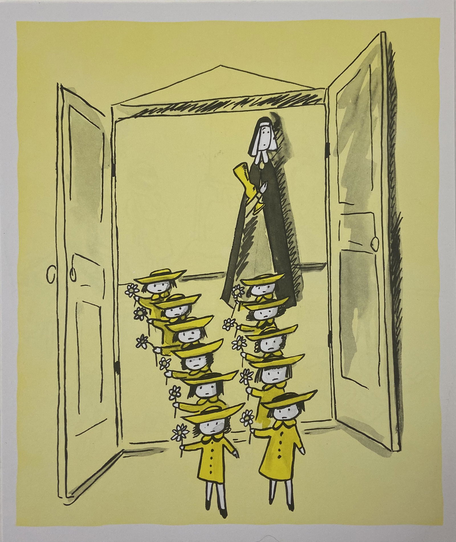 Ludwig Bemelmans 1960 Madeline Print (1 of 1)