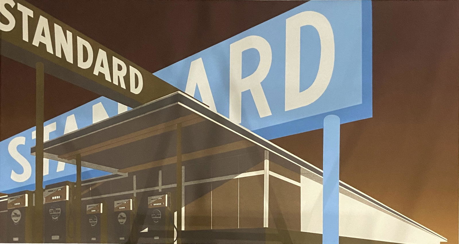 Ed Ruscha (Double Standard Station) Glossy Print (1 of 2)