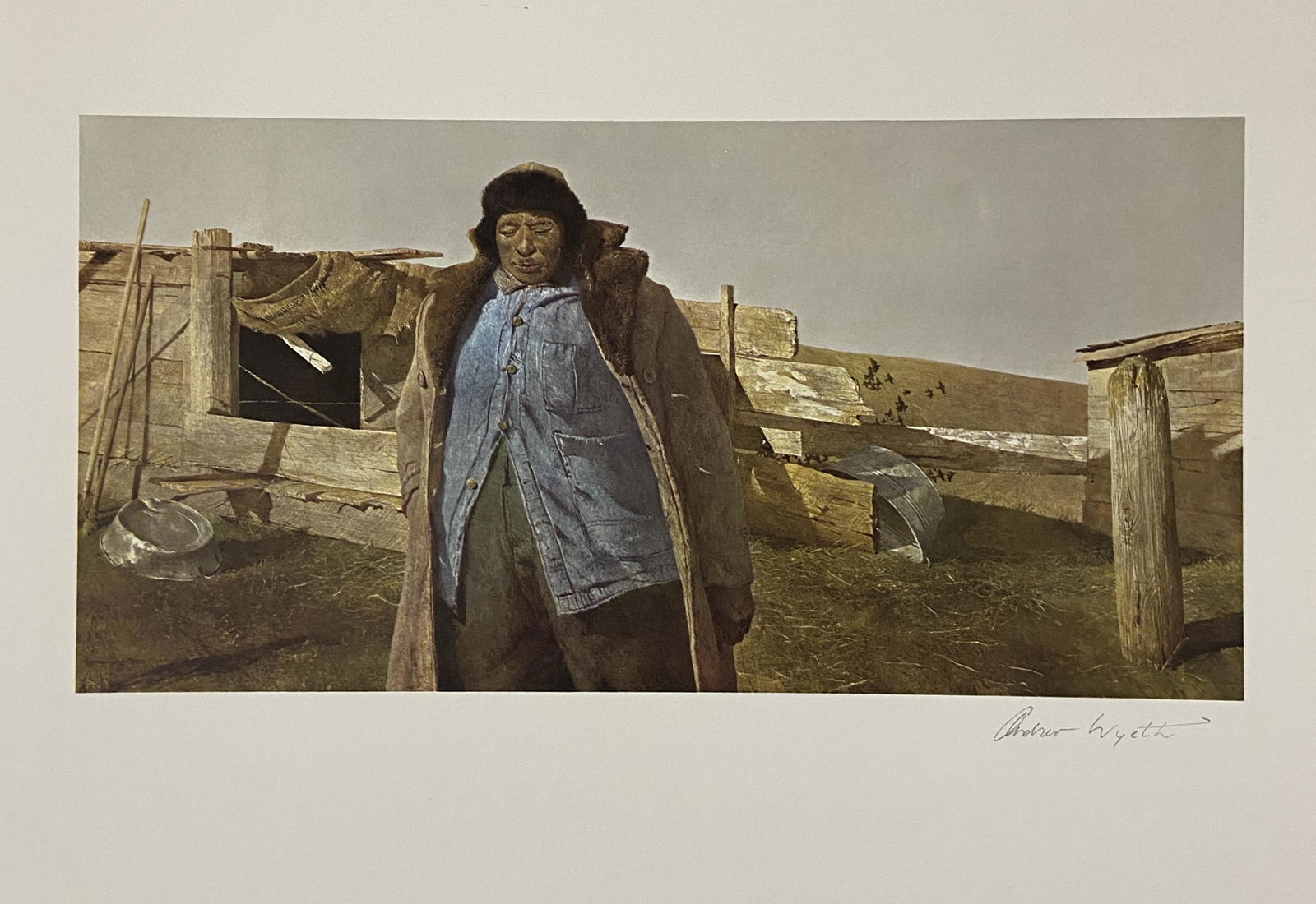 Andrew Wyeth (Untitled) Signed Offset Litho (1 of 3)