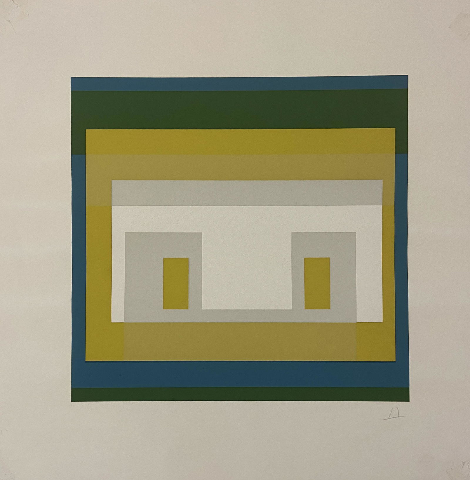 Josef Albers - Hand Signed - Silkscreen (1 of 3)