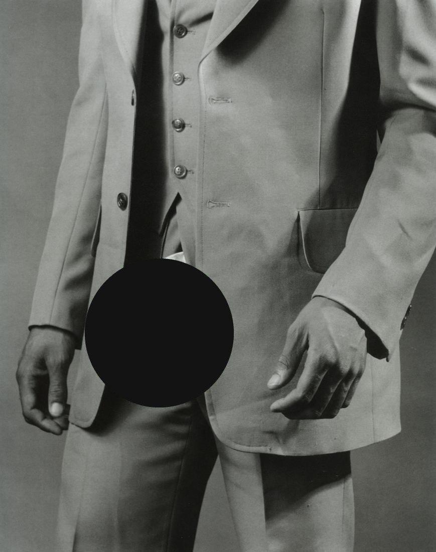 ROBERT MAPPLETHORPE - Man in Polyester Suit, 1980 (1 of 2)