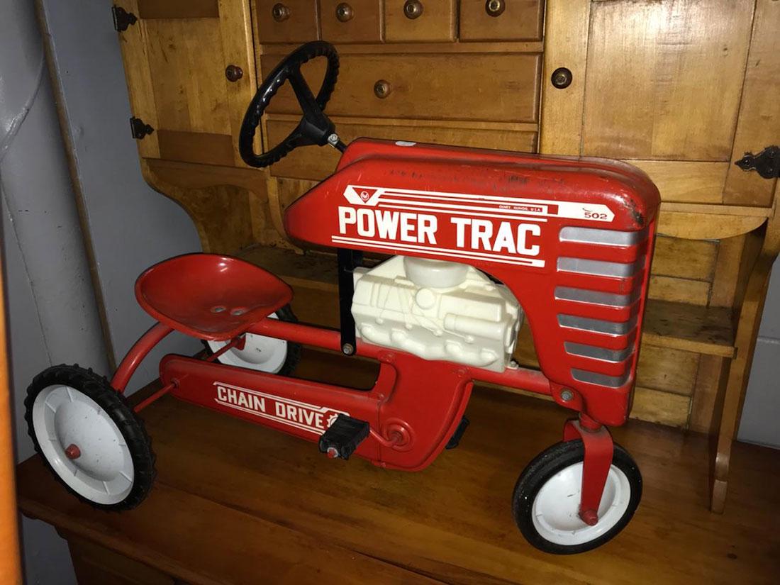 red pedal tractor