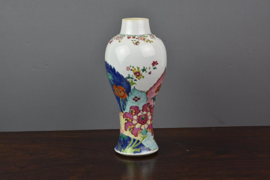 CHINESE EXPORT 18/19TH C. TOBACCO LEAF VASE (1 of 8)