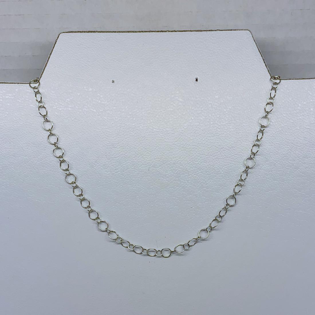 DANECRAFT sterling silver link chain necklace #130 (1 of 2)