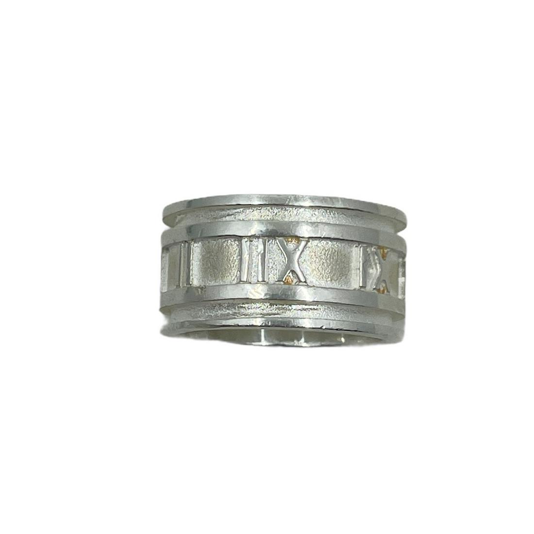TIFFANY & CO sterling silver atlas band ring (1 of 3)