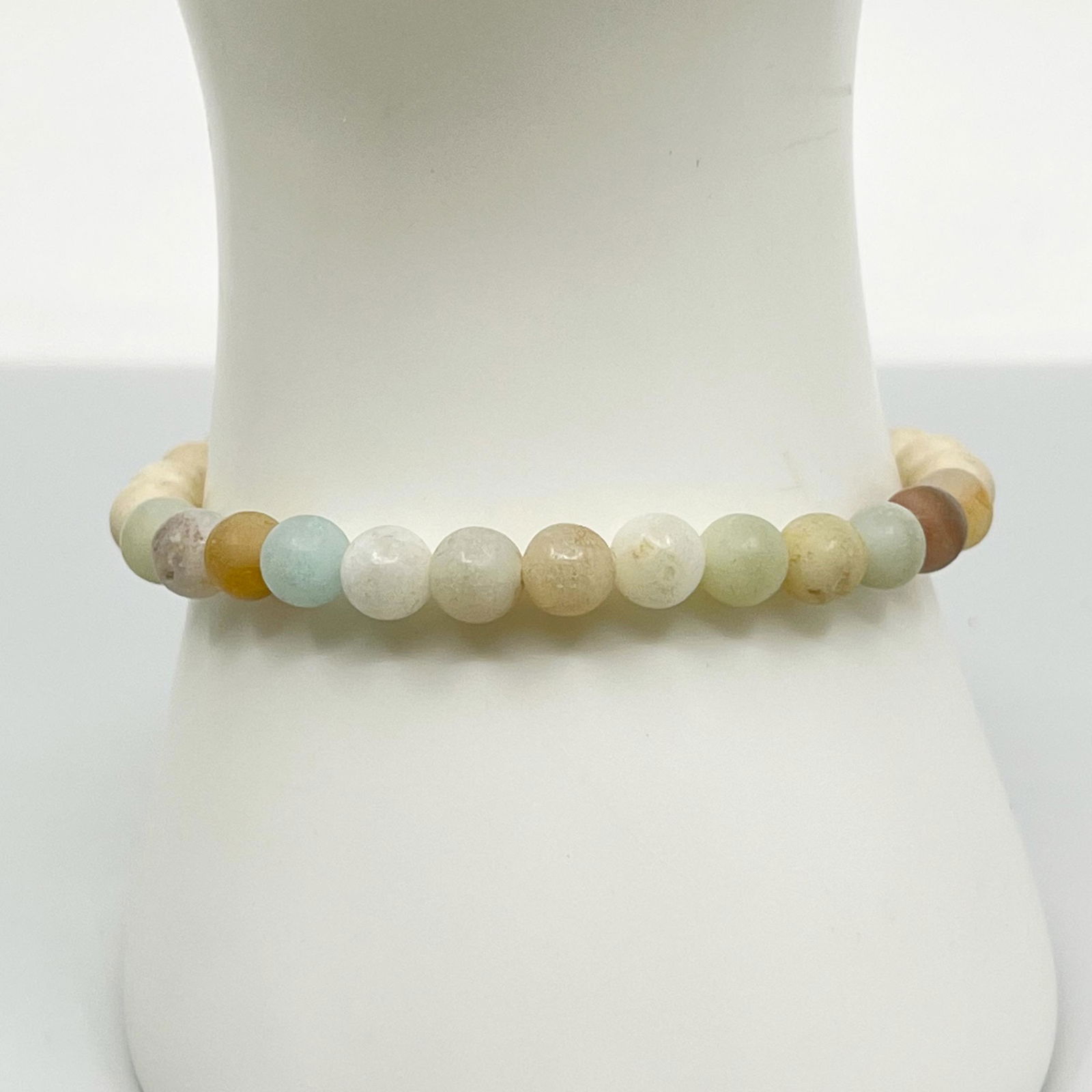Gold filled jasper & agate bead bracelet (1 of 4)