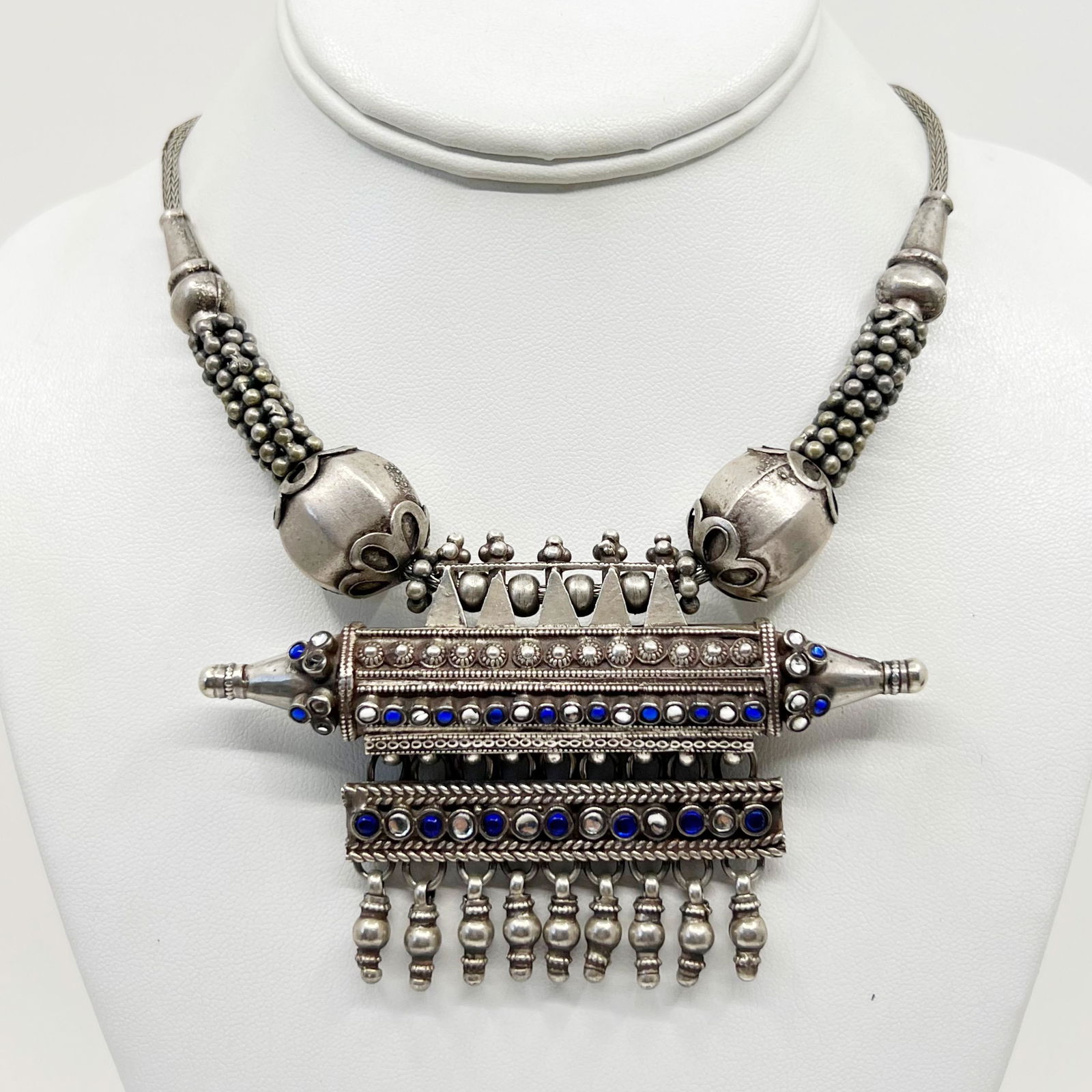 RAJASTHAN India sterling silver necklace (1 of 5)