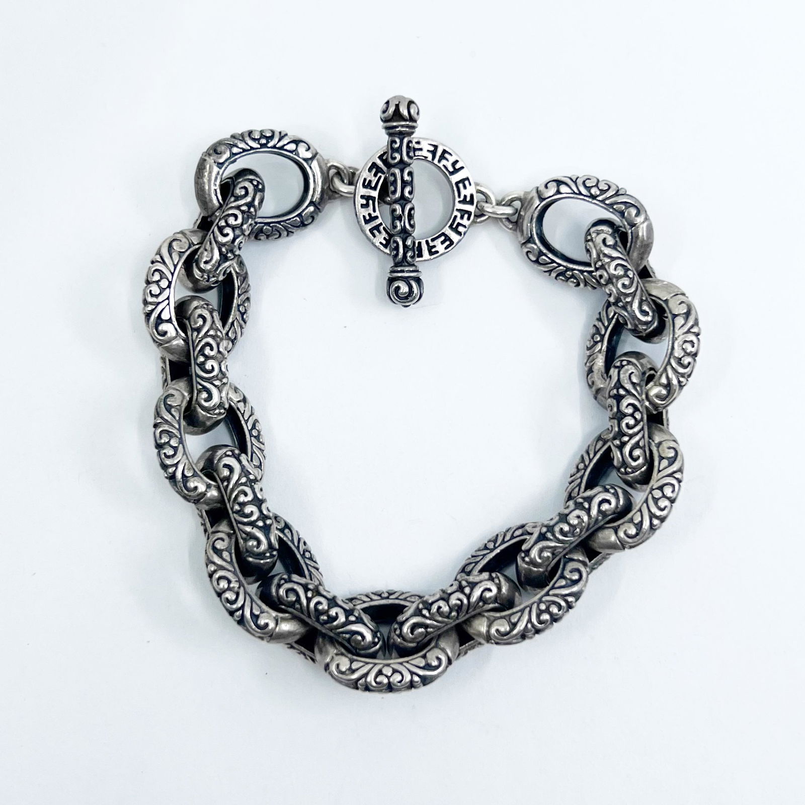 EFFY sterling silver link bracelet (1 of 6)