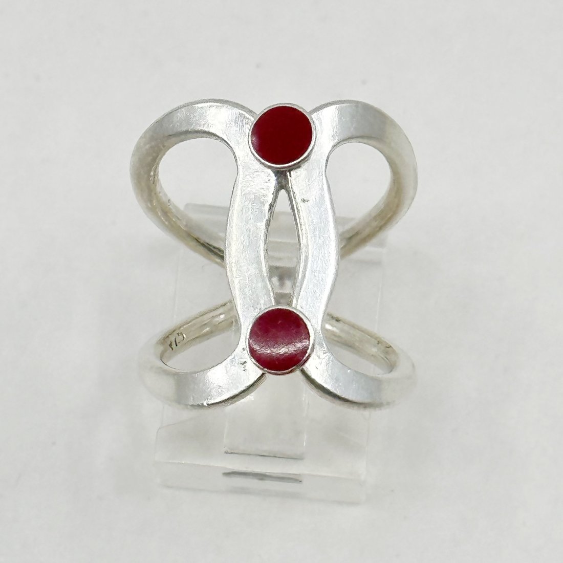Mexican Sterling silver carnelian Ring (1 of 3)