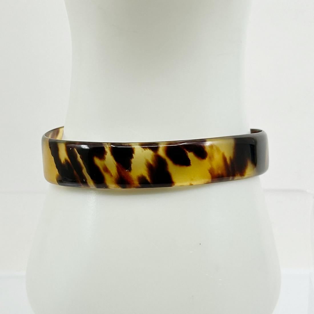 Art Deco tortoise shell cuff bracelet (1 of 6)