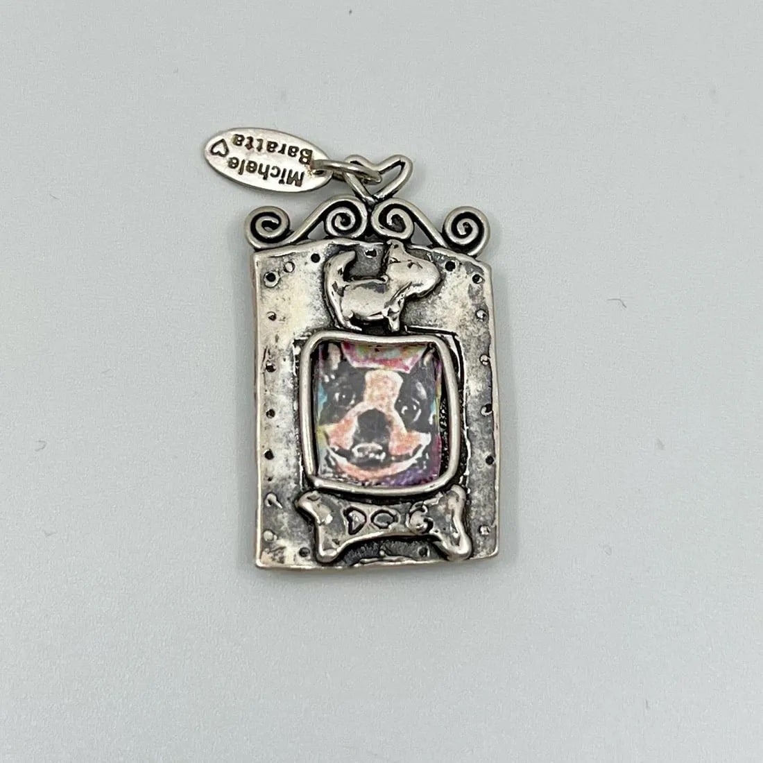 Michael Baratta Sterling silver dog charm pendant (1 of 5)