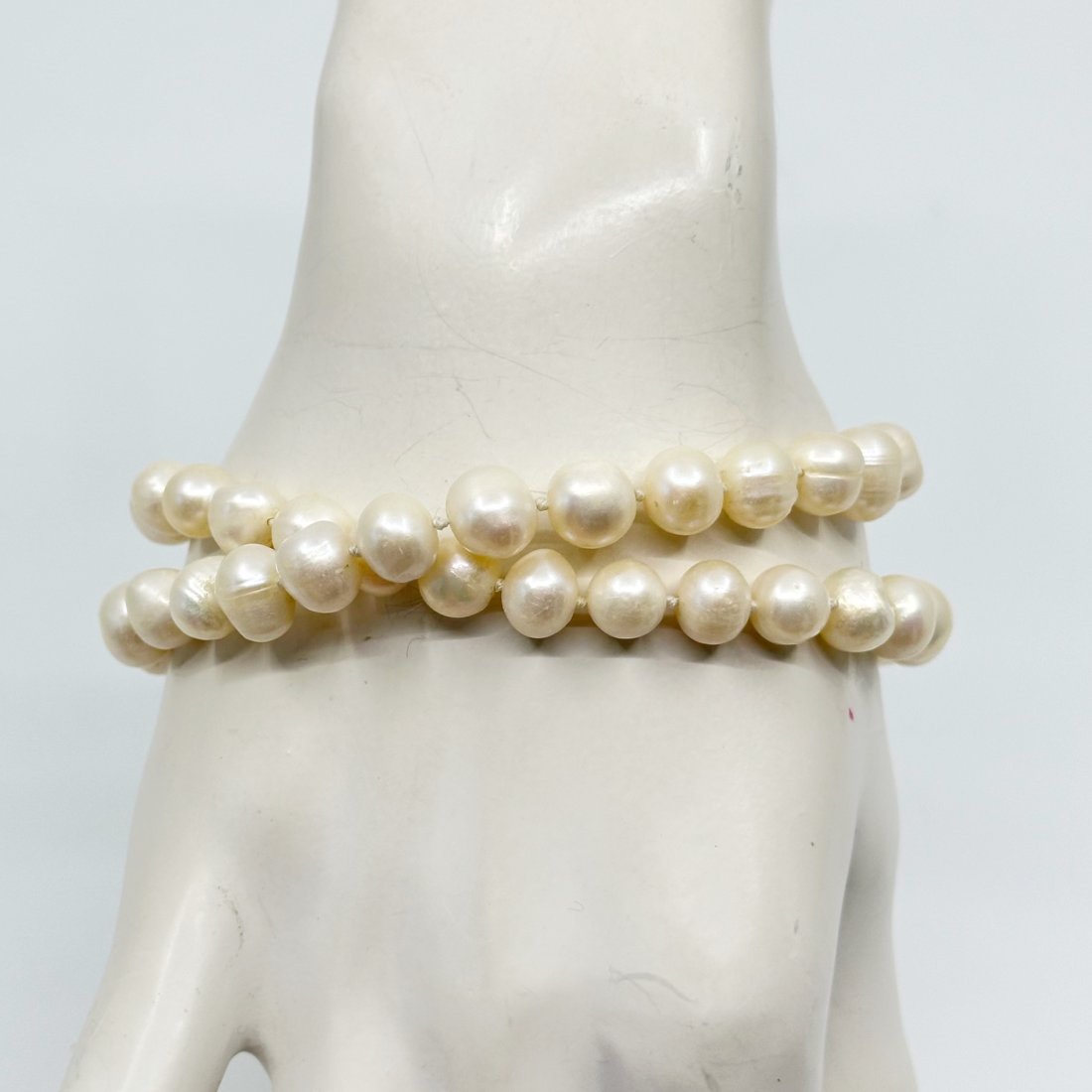 Freshwater pearl double strand bracelet SKU-2005 (1 of 3)