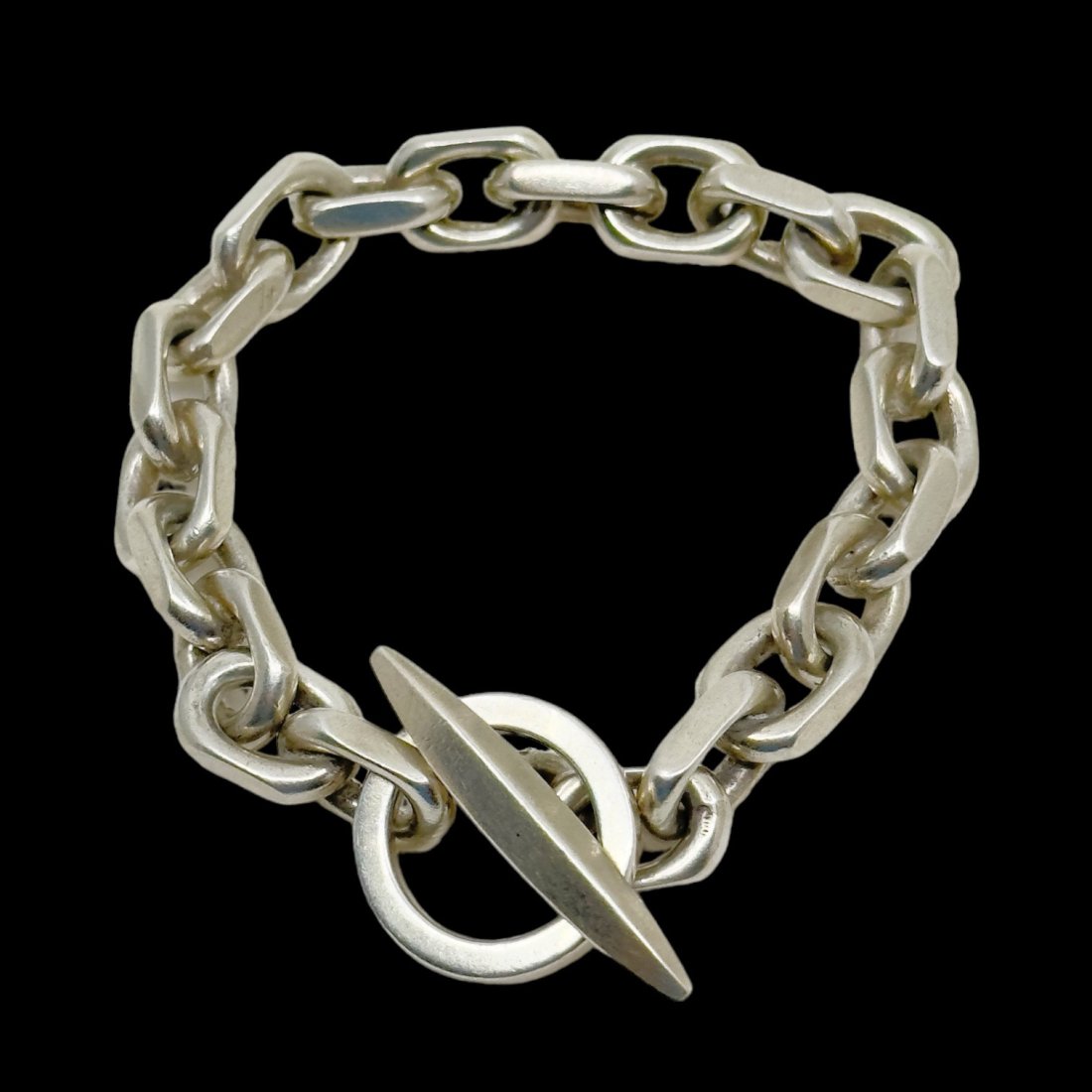 Denmark Aarre & Krogh Sterling Silver Anchor Chain Bracelet  SKU-745 (1 of 6)