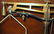 157: Antique Balance Scale in Wood & Glass Case Microid - 4