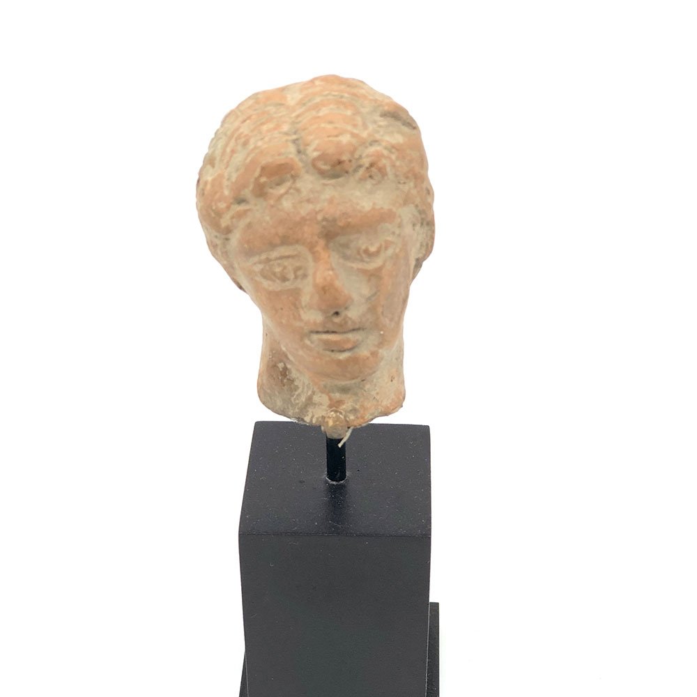 Terracotta Figural Head, Hellenistic Period (1 of 2)