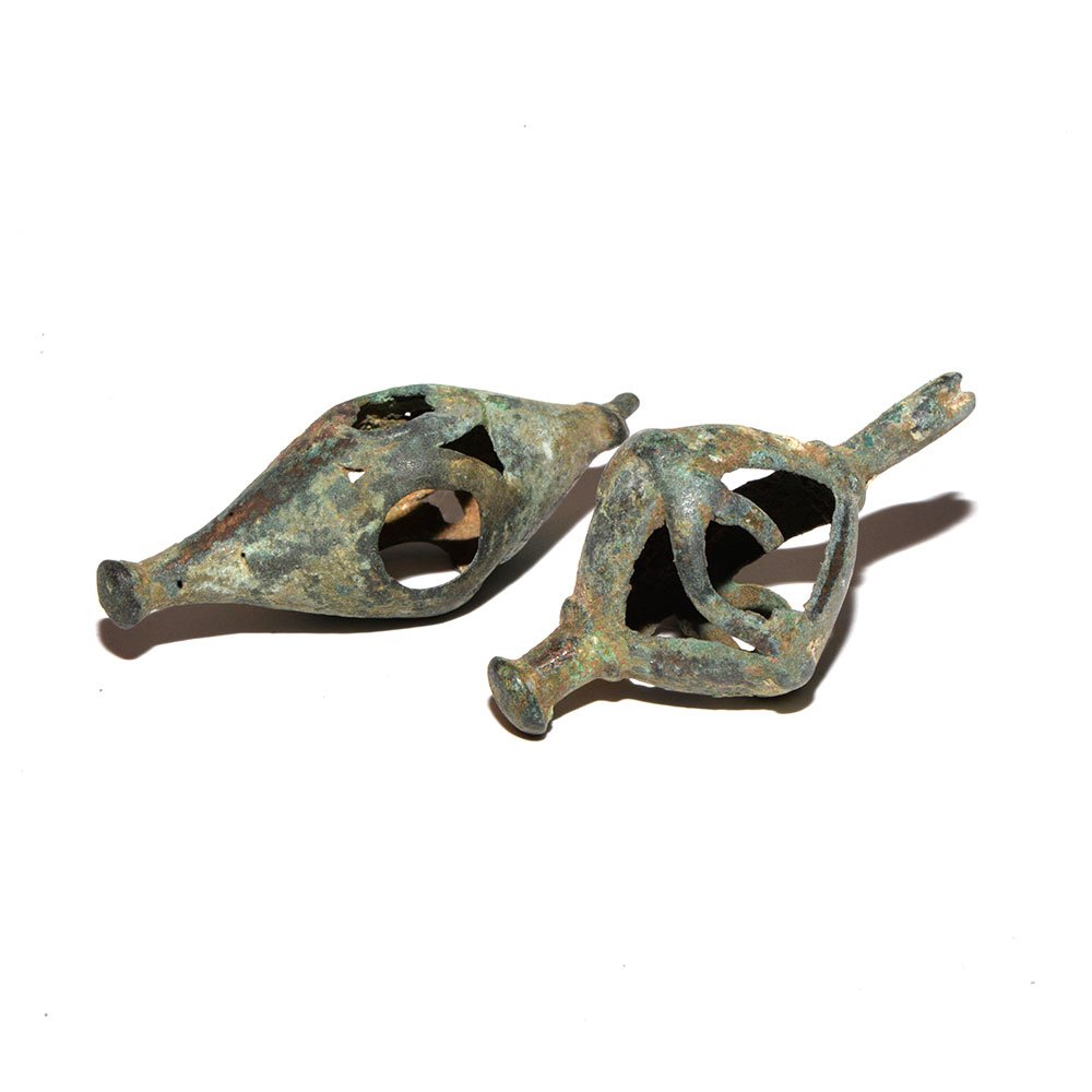 Two Luristan Bronze Bells, ca. 1200- 800 BC (1 of 4)