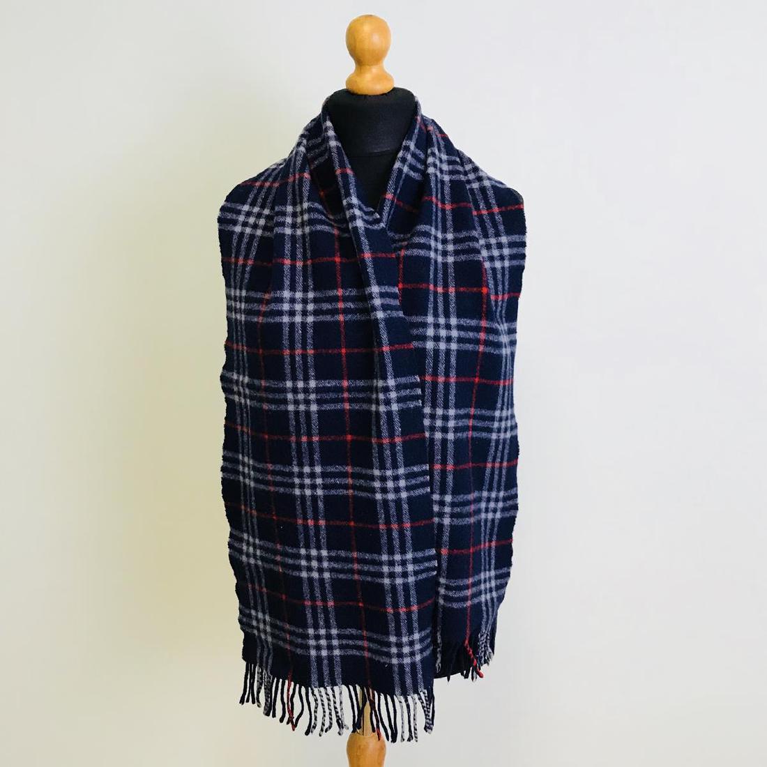 Vintage Burberry Lambswool Scarf (1 of 6)