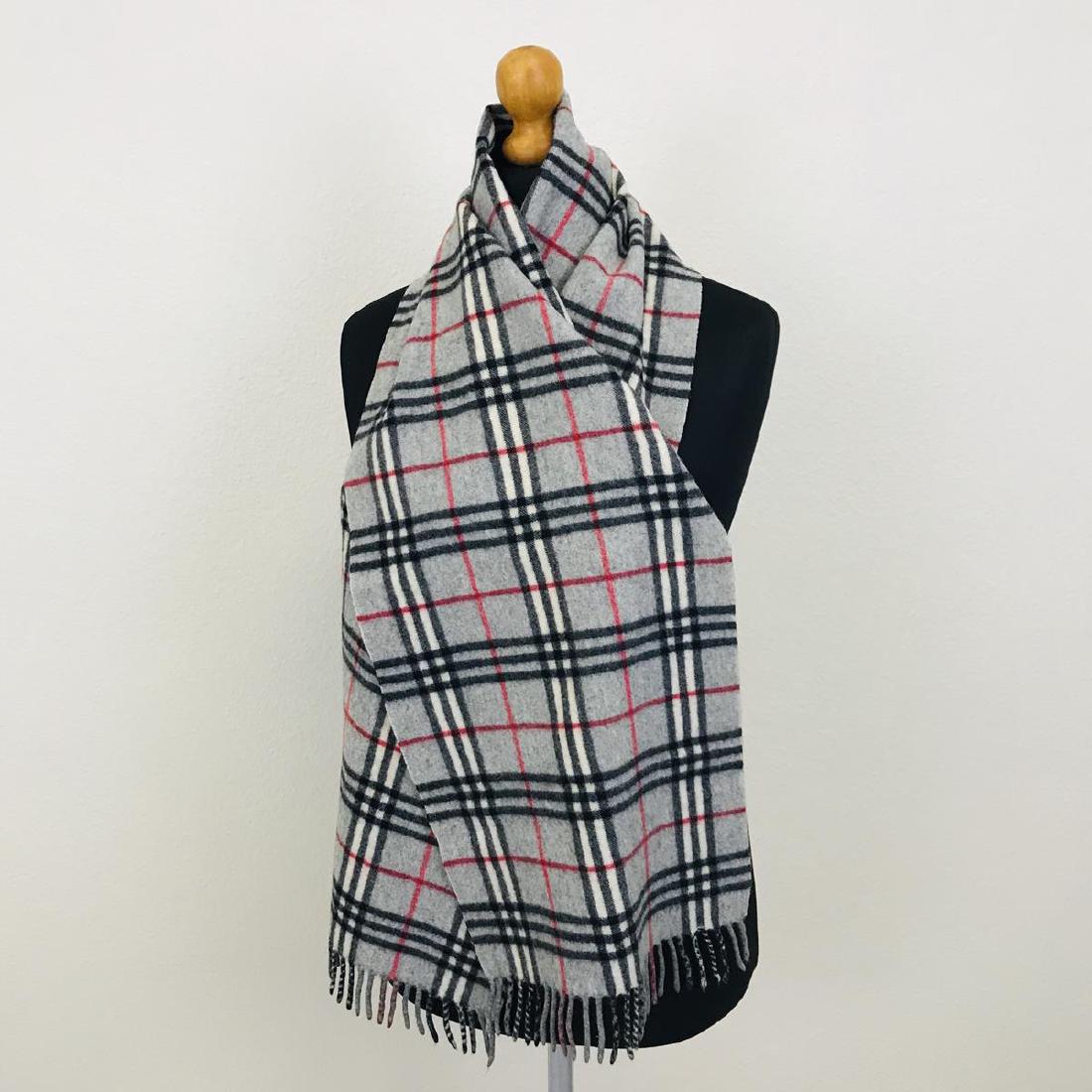 Vintage Burberry Lambswool Scarf (1 of 6)